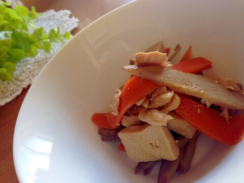 高野豆腐の冷めても美味しい煮物